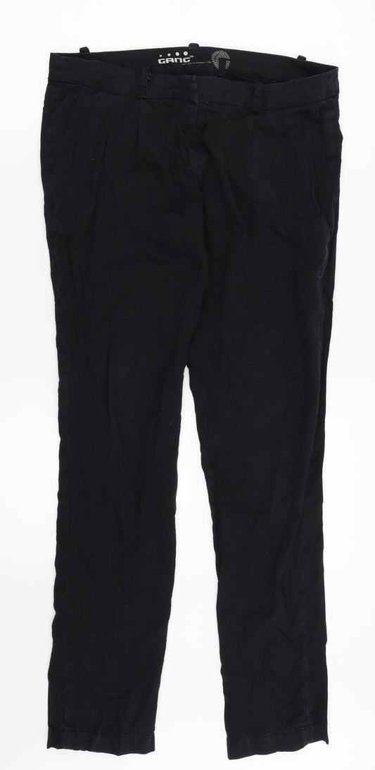 Gang Womens Black   Cargo Trousers Size 28 in L30 in