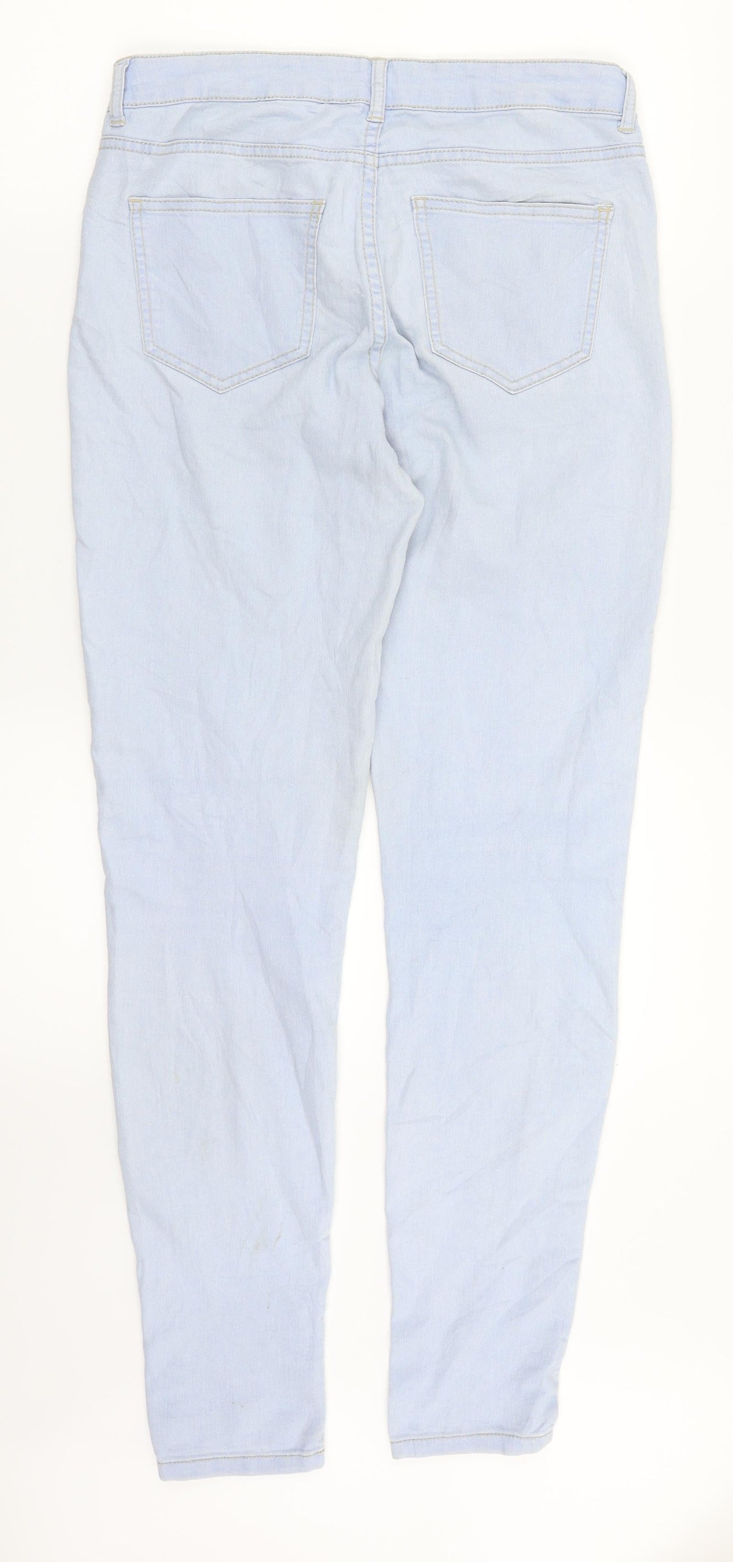 Sinsay Womens Blue  Denim Skinny Jeans Size 10 L29 in