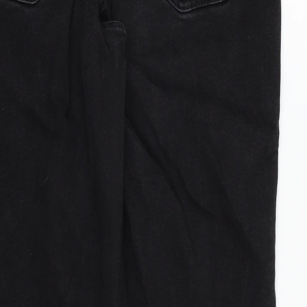 Dorothy Perkins Womens Black  Denim Skinny Jeans Size 8 L26 in
