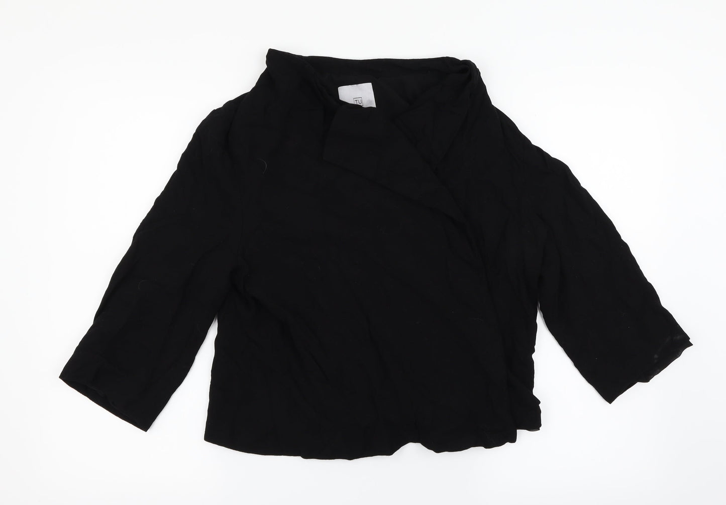 TU Womens Black   Cardigan Jumper Size 16