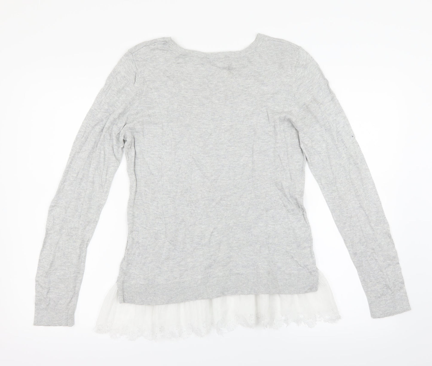Dorothy Perkins Womens Grey   Pullover Jumper Size 12