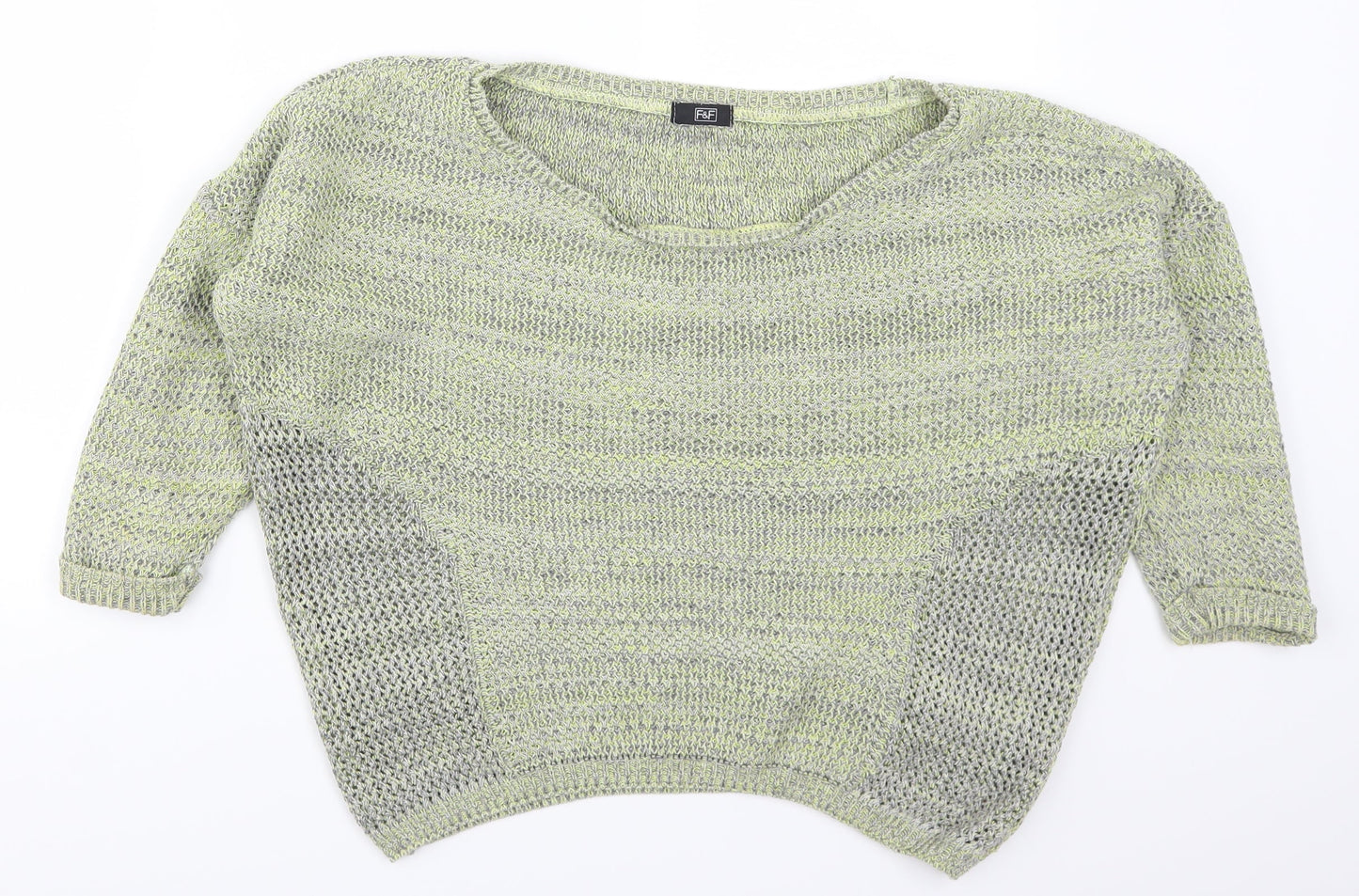 F&F Womens Green   Pullover Jumper Size 10