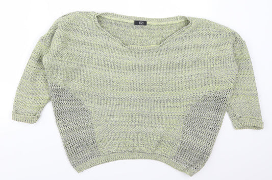 F&F Womens Green   Pullover Jumper Size 10
