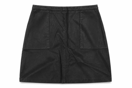 Papaya Womens Black   A-Line Skirt Size 8