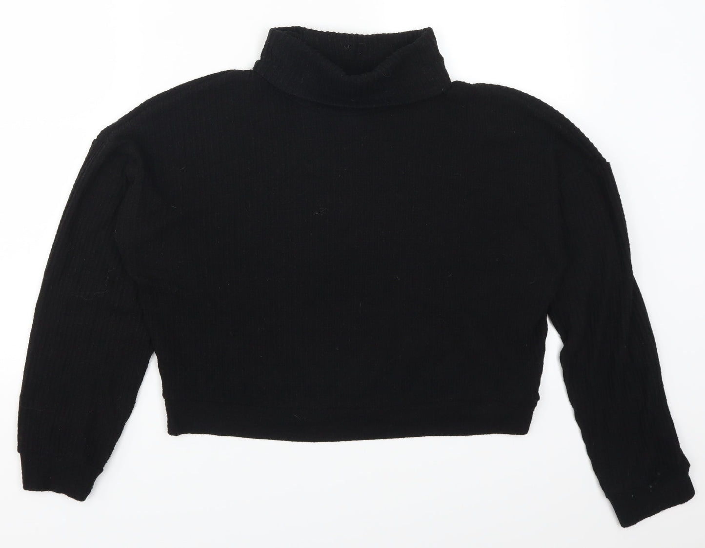 New Look Womens Black   Pullover Sweatshirt Size M