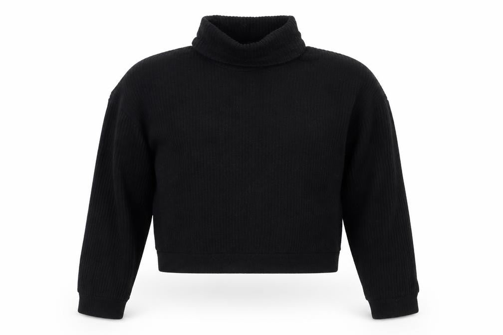 New Look Womens Black   Pullover Sweatshirt Size M