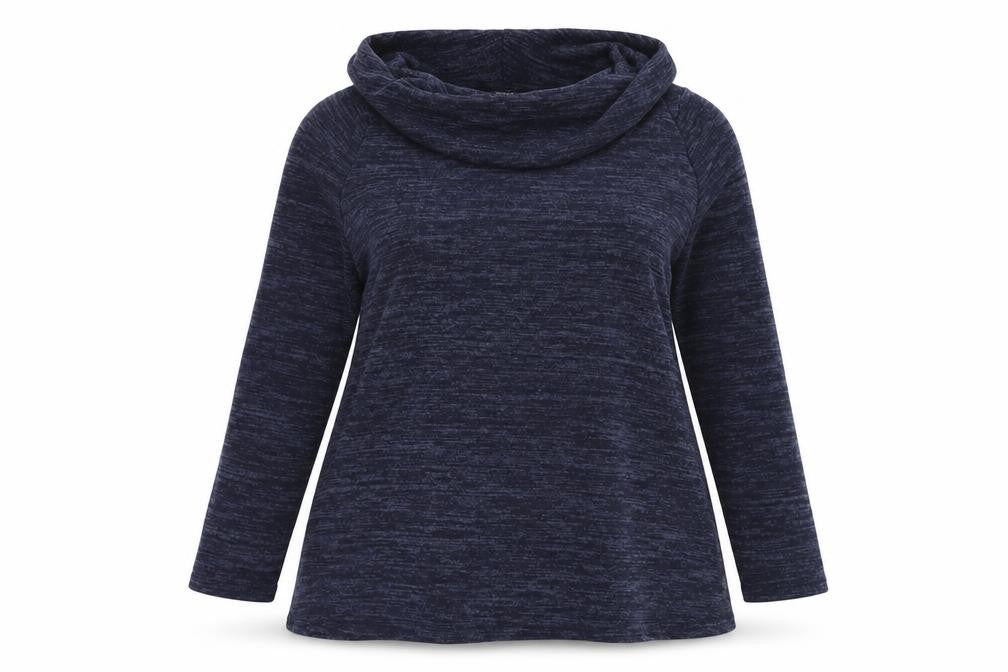 Jones Womens Blue   Pullover Sweatshirt Size M