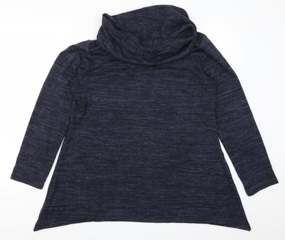 Jones Womens Blue   Pullover Sweatshirt Size M