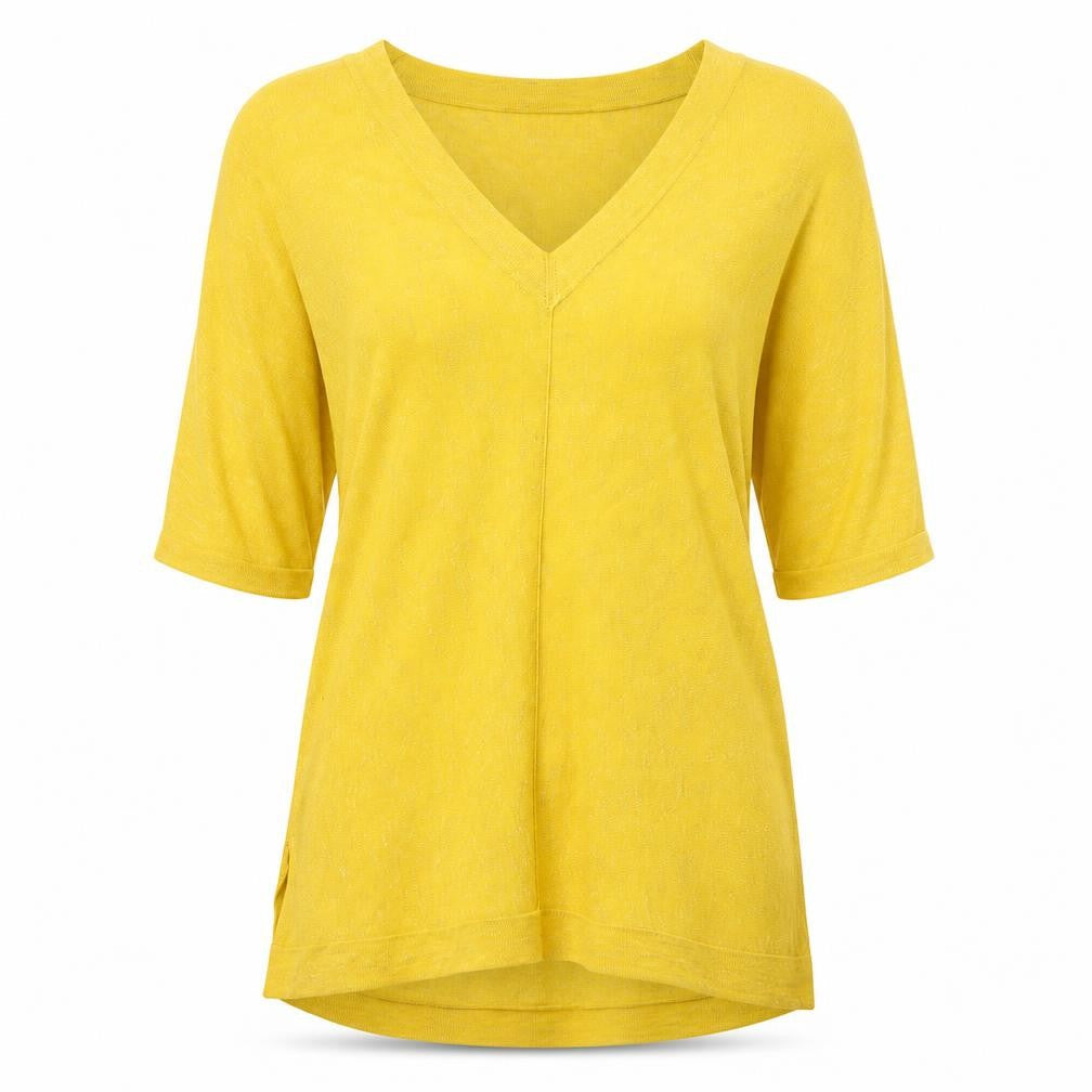 Monsoon Womens Yellow   Pullover Jumper Size S