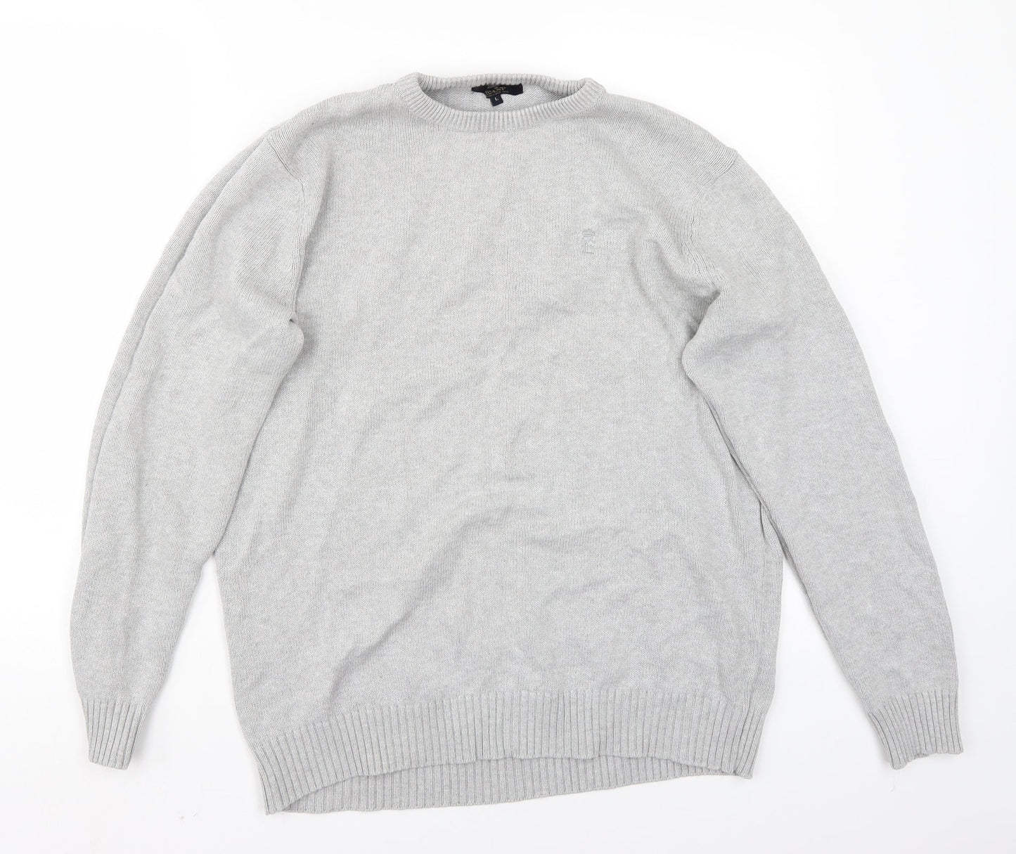 Easy Mens Grey   Pullover Jumper Size L
