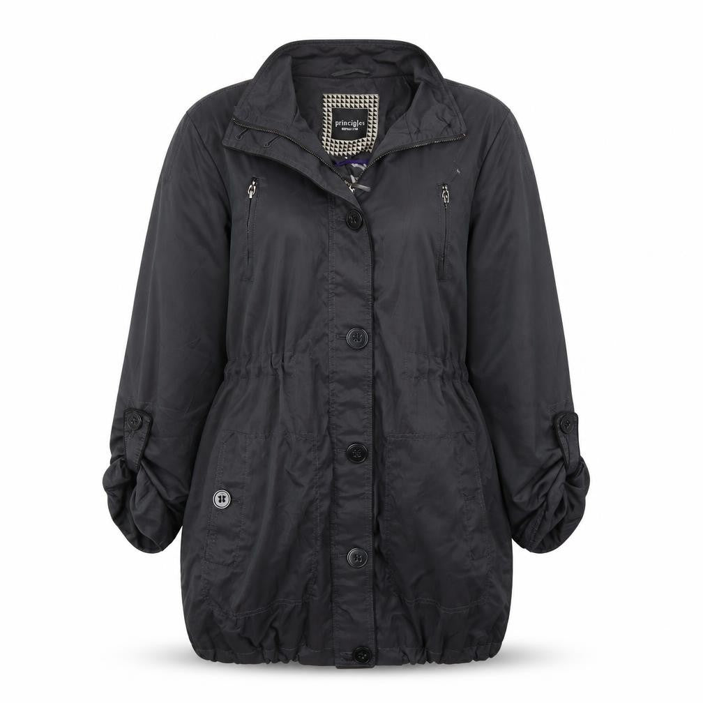 Principles Womens Grey   Jacket Coat Size 10