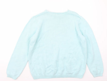 EWM Womens Blue   Pullover Jumper Size M