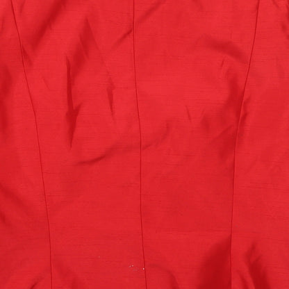 Roman Womens Red   Jacket Coat Size 14