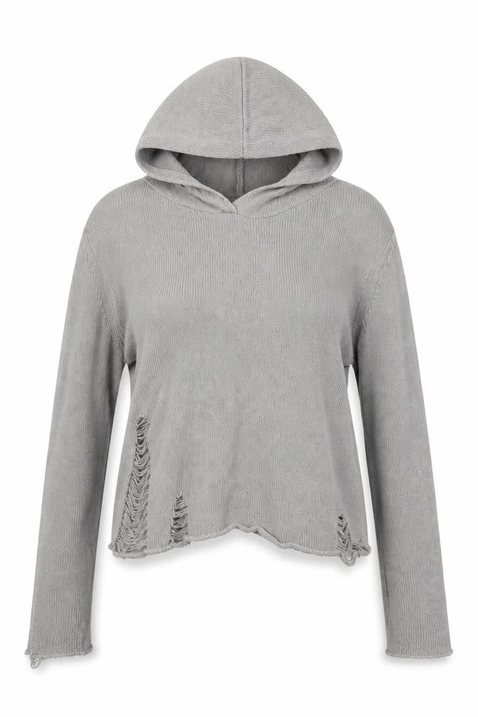 H&M Womens Grey   Pullover Hoodie Size S
