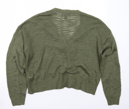 New Look Womens Green   Pullover Jumper Size M