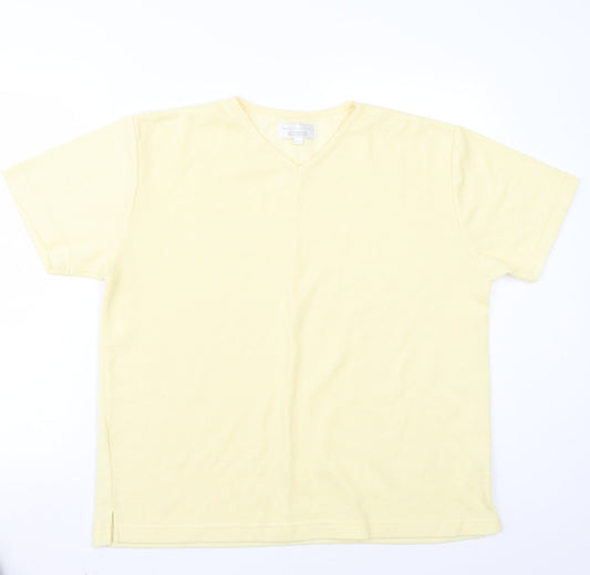 Original clothing  Womens Yellow   Basic T-Shirt Size 14