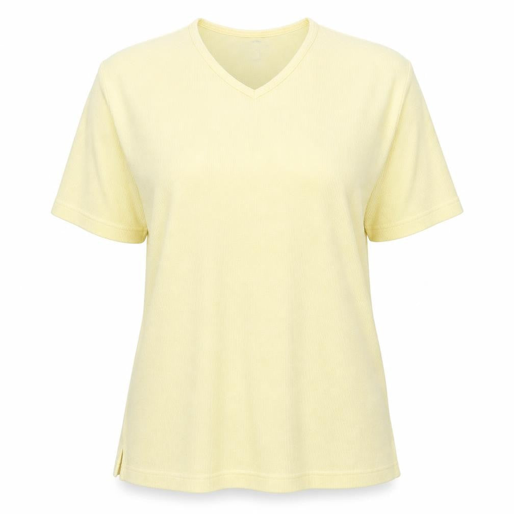 Original clothing  Womens Yellow   Basic T-Shirt Size 14