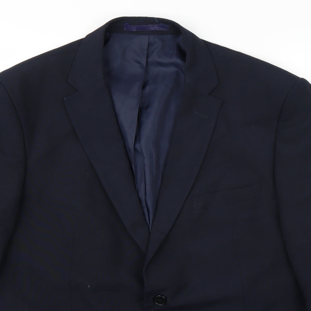 Marks and Spencer Womens Blue   Jacket Suit Jacket Size 42