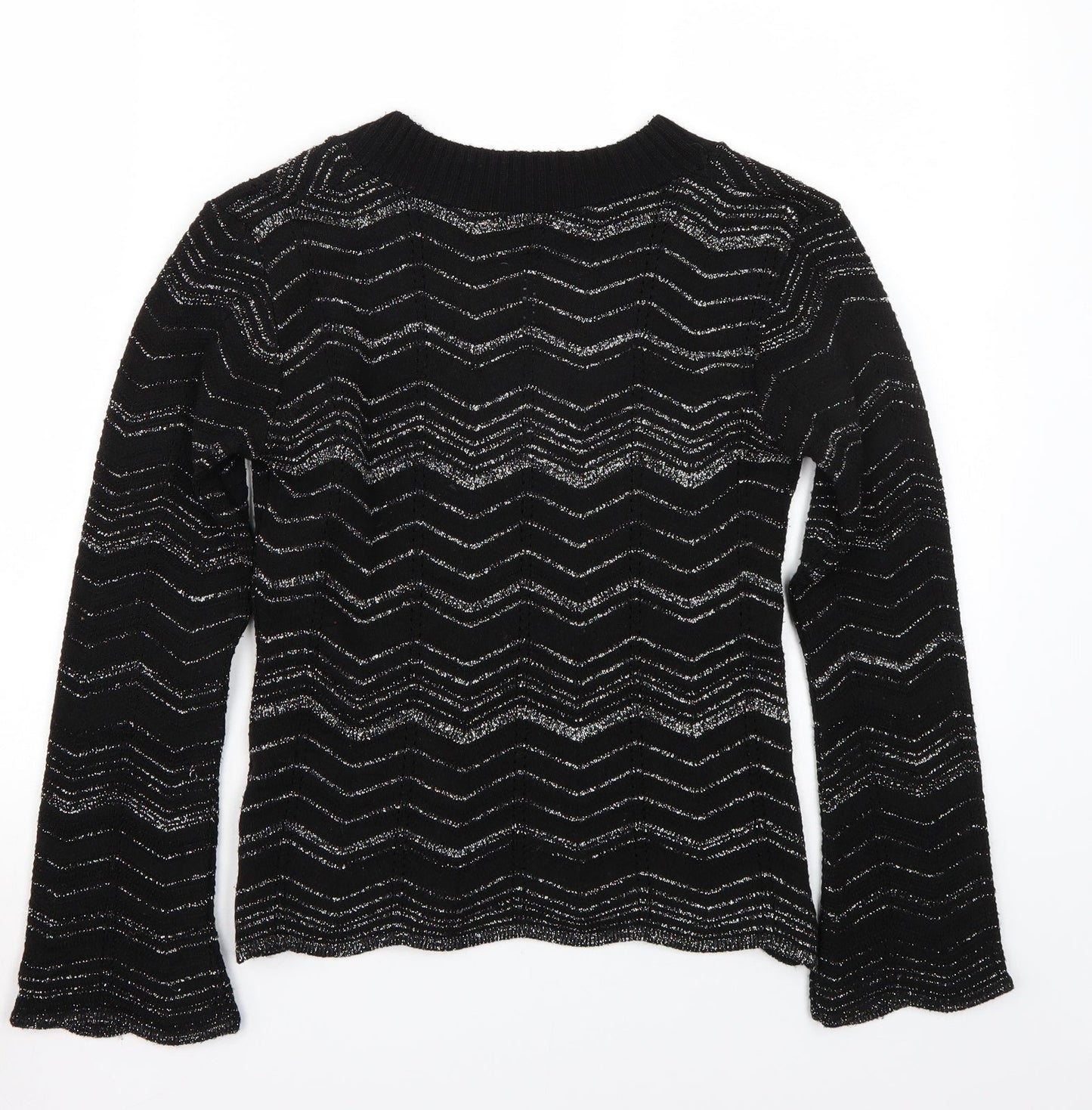 Select Womens Black   Pullover Jumper Size M