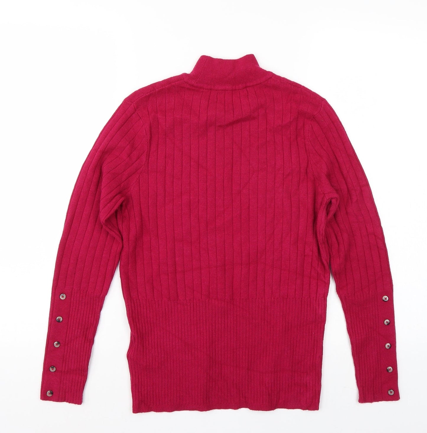 Marks and Spencer Womens Pink  Rayon Pullover Jumper Size 12