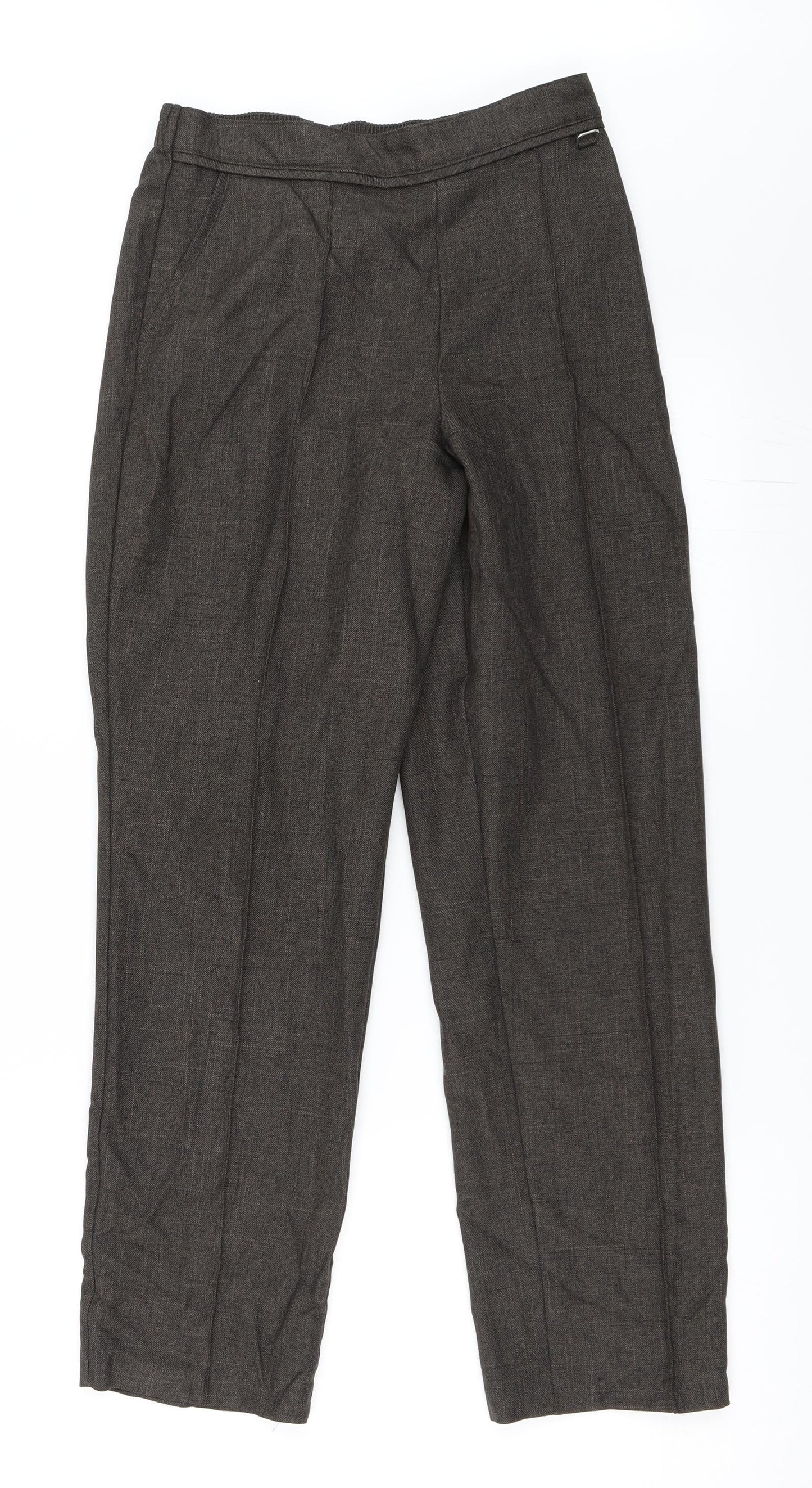 Marks and Spencer Womens Brown   Trousers  Size 8 L27 in