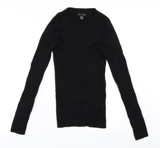 New Look Womens Black   Pullover Jumper Size 10
