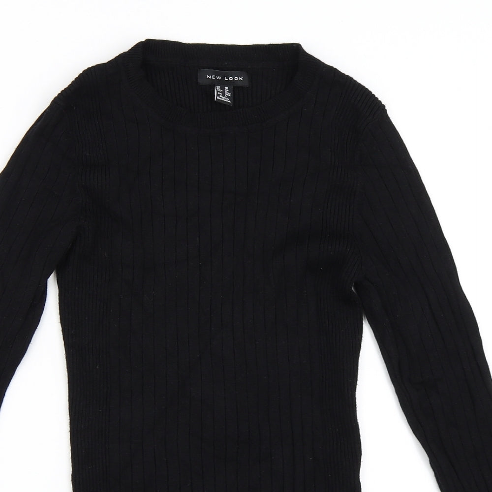 New Look Womens Black   Pullover Jumper Size 10