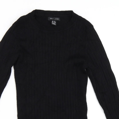 New Look Womens Black   Pullover Jumper Size 10