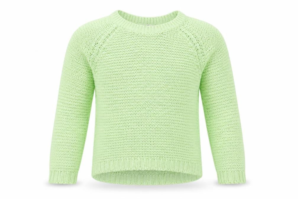 Preworn Girls Green   Pullover Jumper Size 10 Years