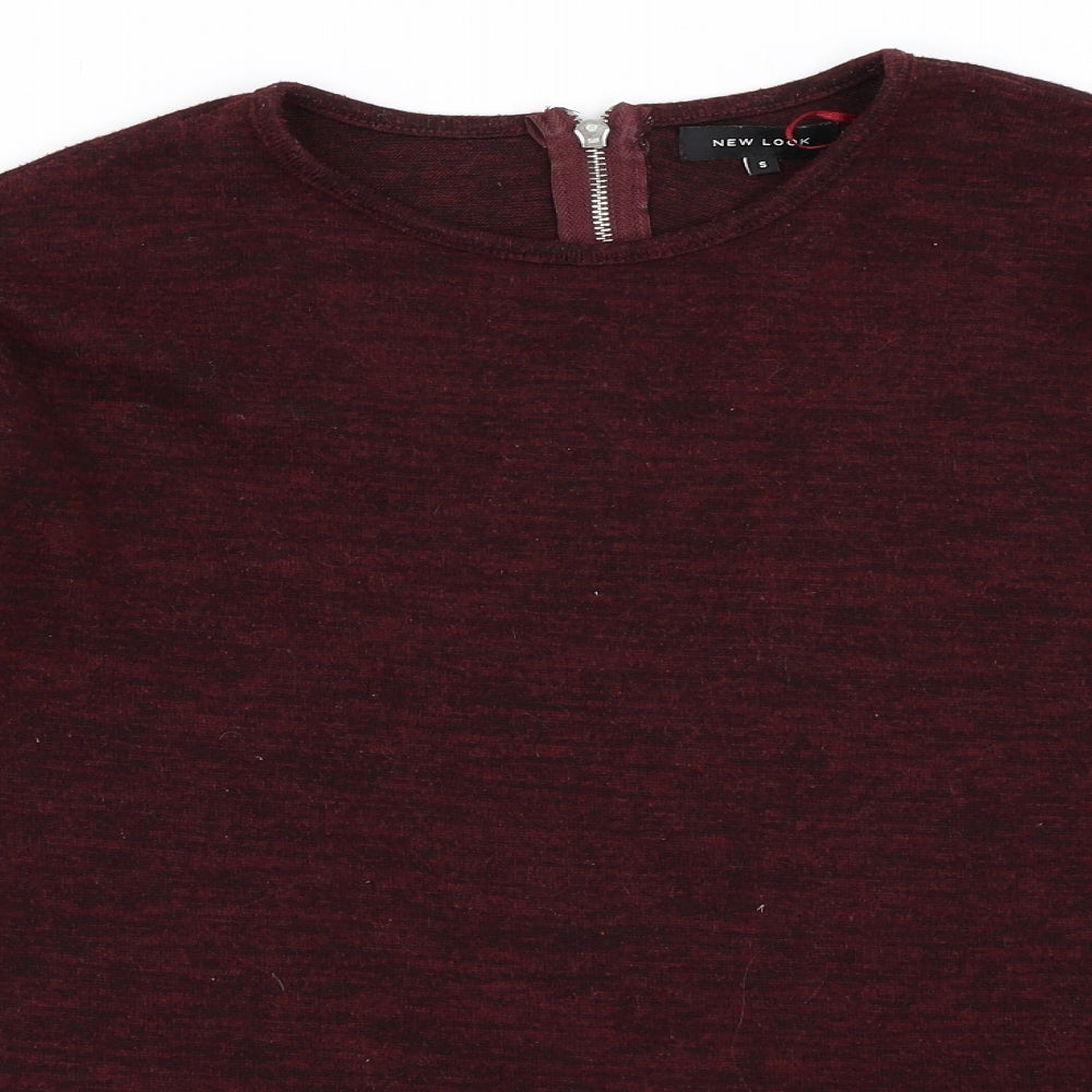 New Look Womens Red   Pullover Jumper Size S