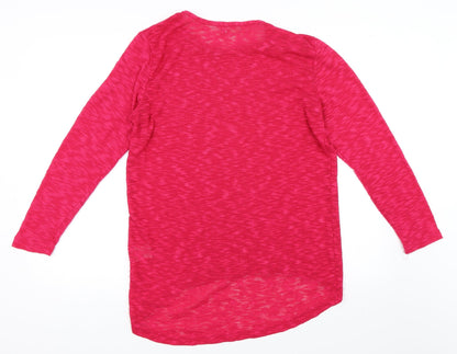 Preloved b.young Womens Pink   Pullover Jumper Size L - Back