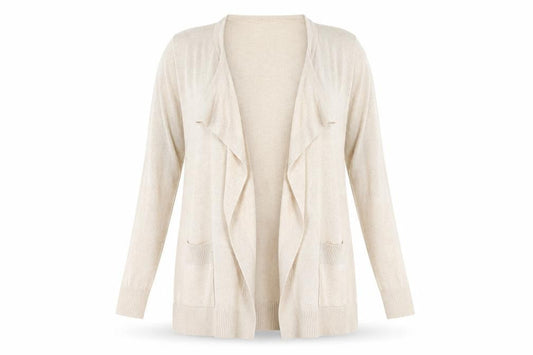 Atmosphere Womens Beige  Knit Cardigan Jumper Size 6