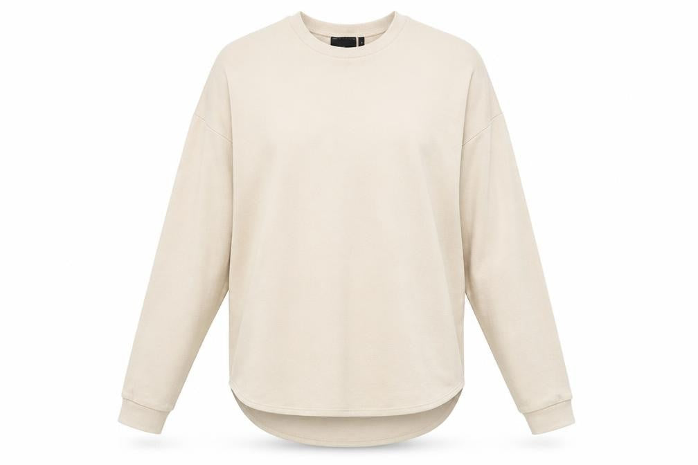 ASOS Womens Ivory  Jersey Pullover Sweatshirt Size M
