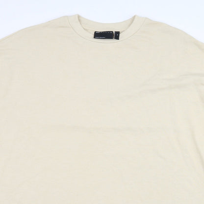 ASOS Womens Ivory  Jersey Pullover Sweatshirt Size M