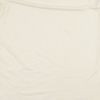ASOS Womens Ivory  Jersey Pullover Sweatshirt Size M