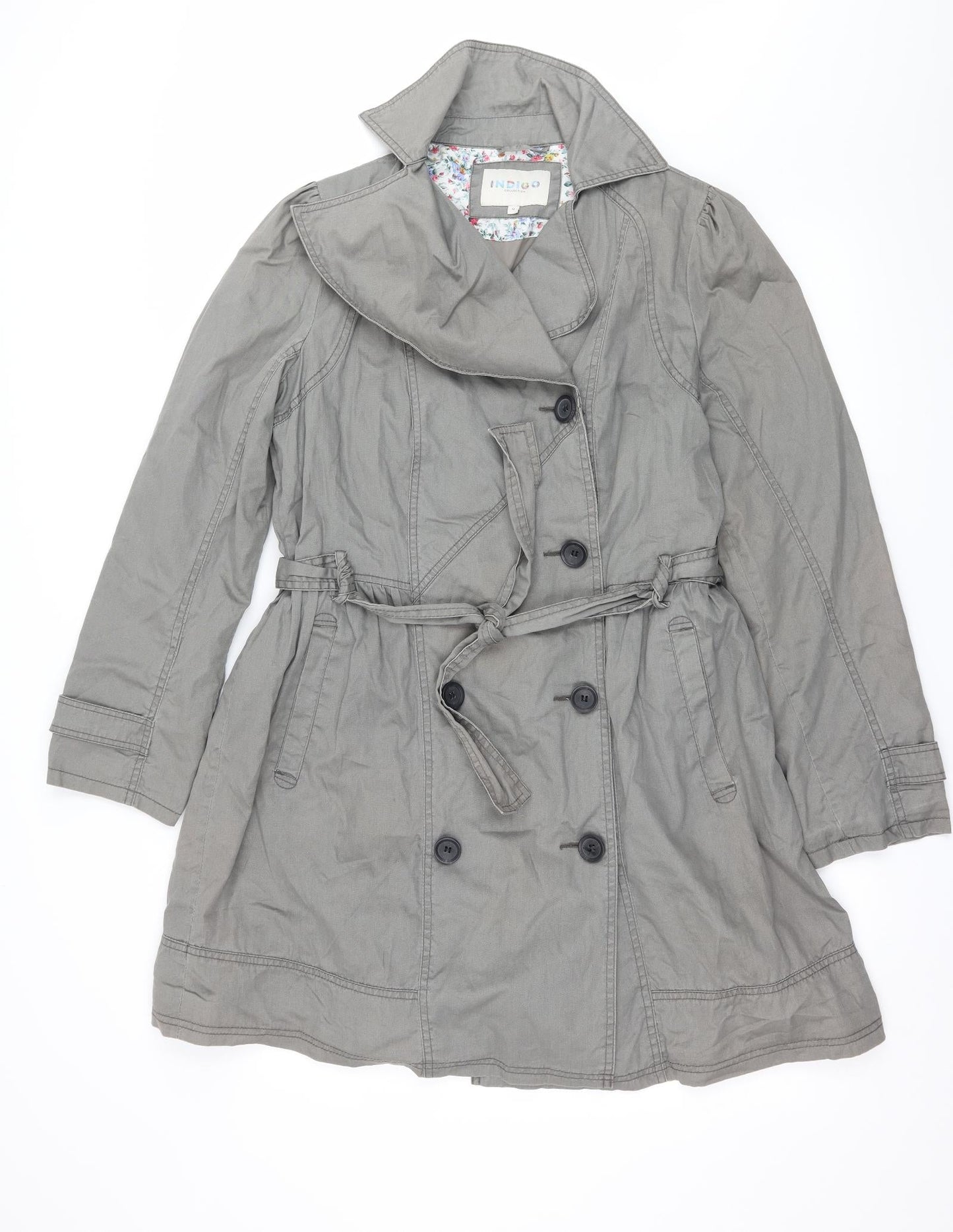 Marks and Spencer Womens Grey   Overcoat Coat Size 12