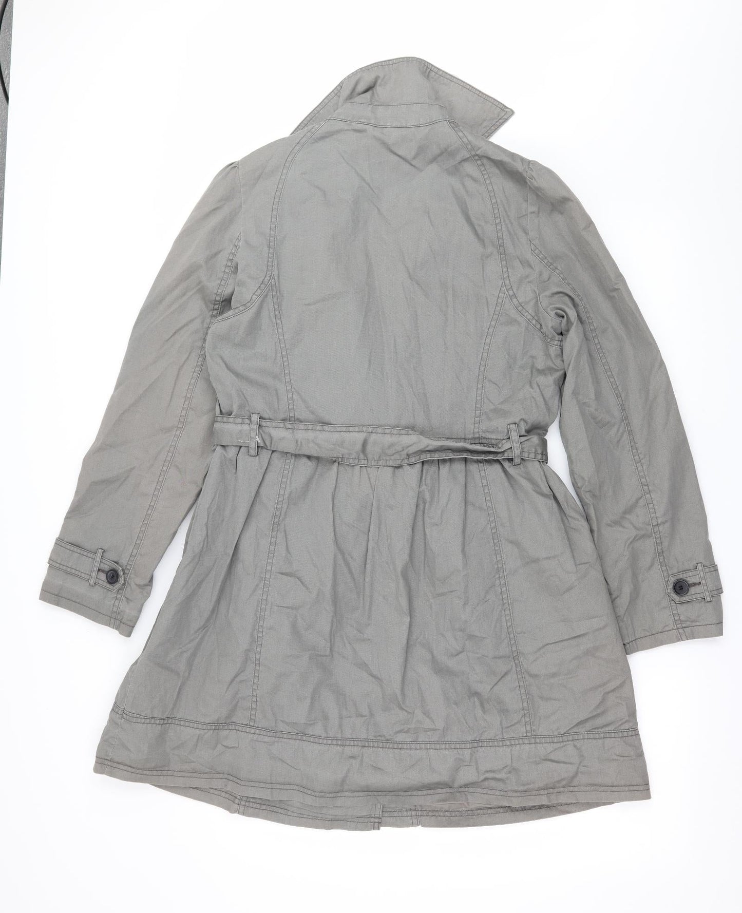 Marks and Spencer Womens Grey   Overcoat Coat Size 12