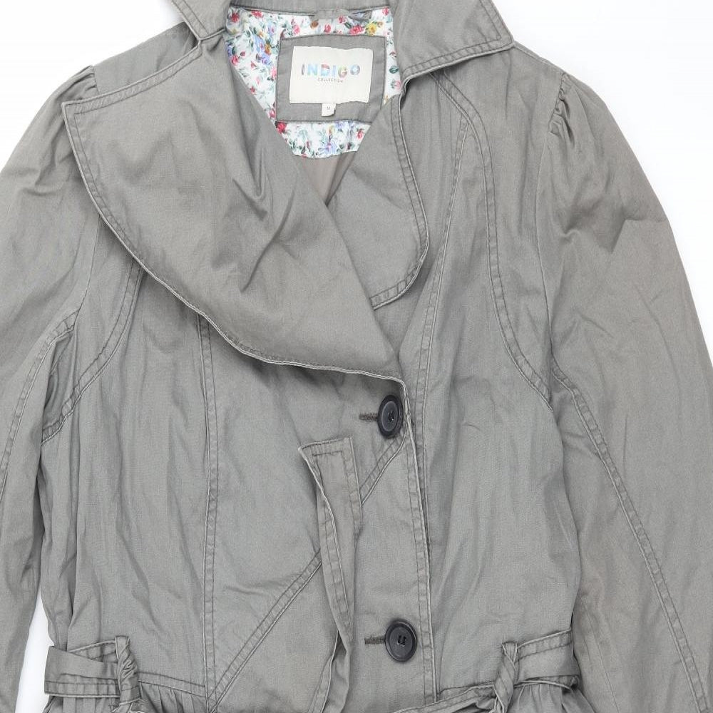 Marks and Spencer Womens Grey   Overcoat Coat Size 12