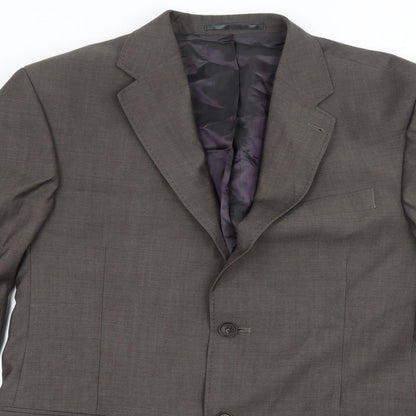 Next Mens Brown   Jacket Suit Jacket Size L