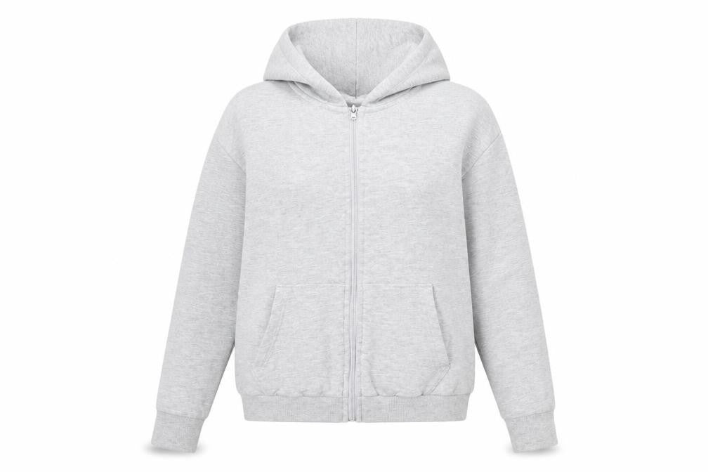 Divided by H&M Womens Grey  Jersey Full Zip Hoodie Size XS