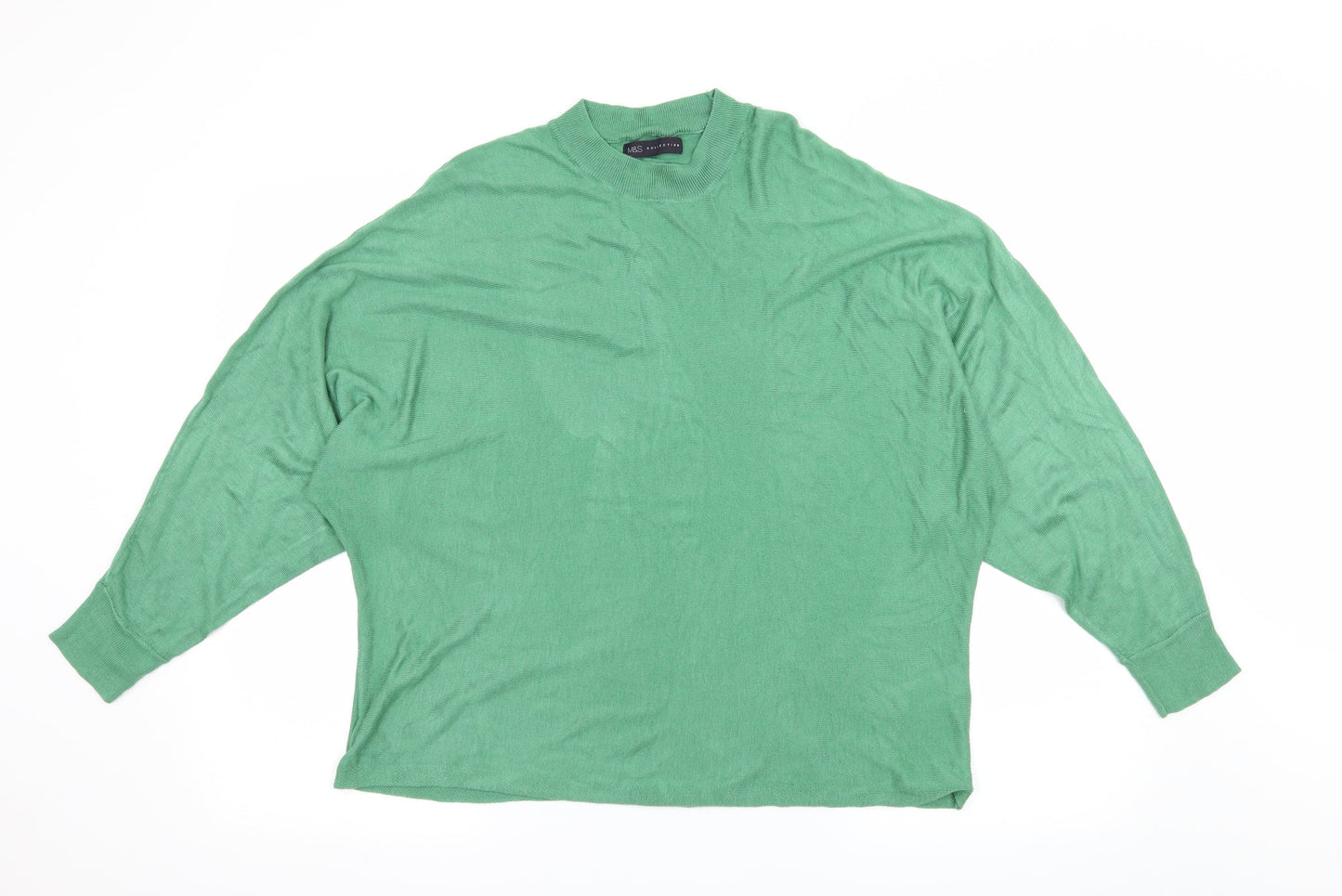 Marks and Spencer Womens Green  Knit Pullover Jumper Size L