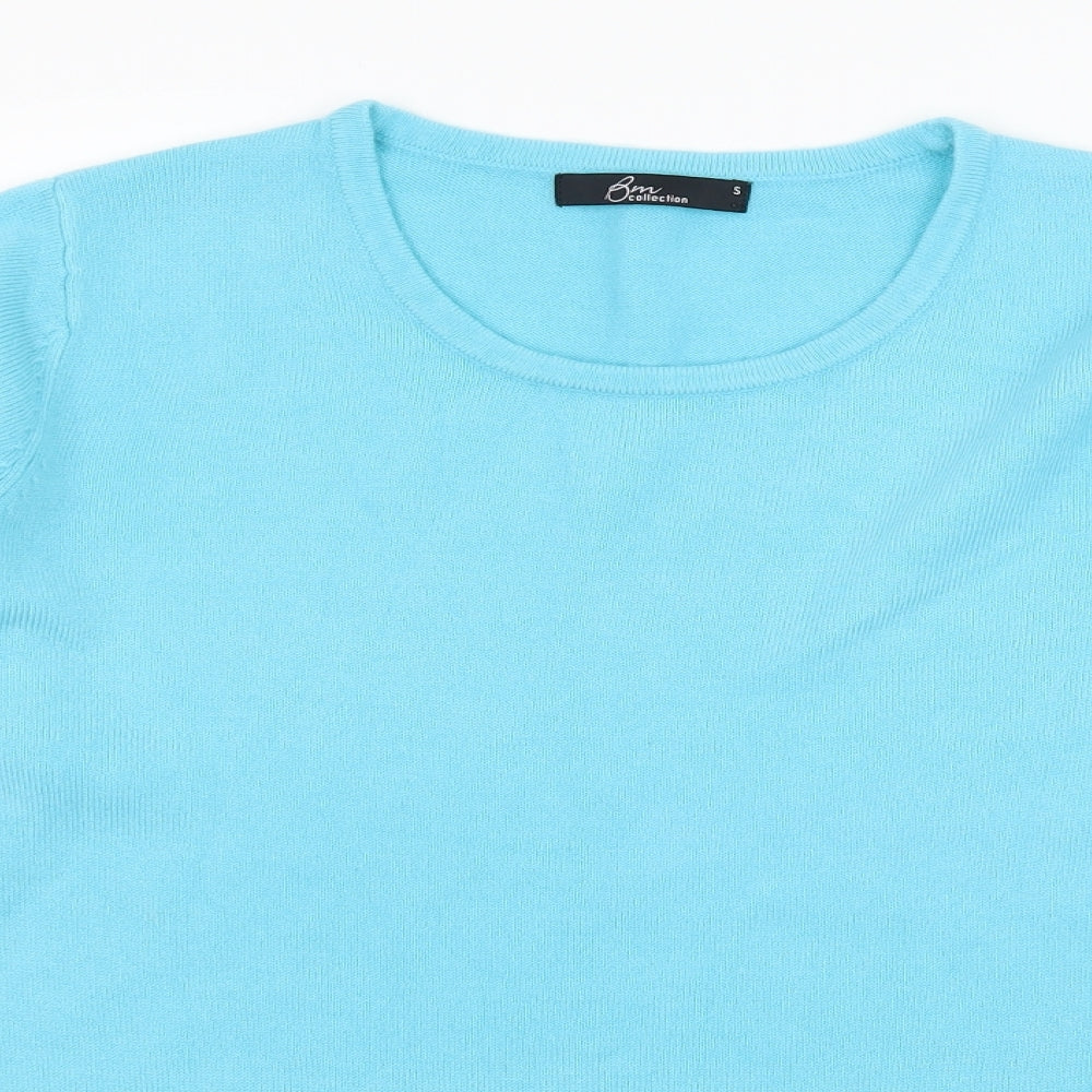 Bonmarché Womens Blue  Knit Pullover Jumper Size S