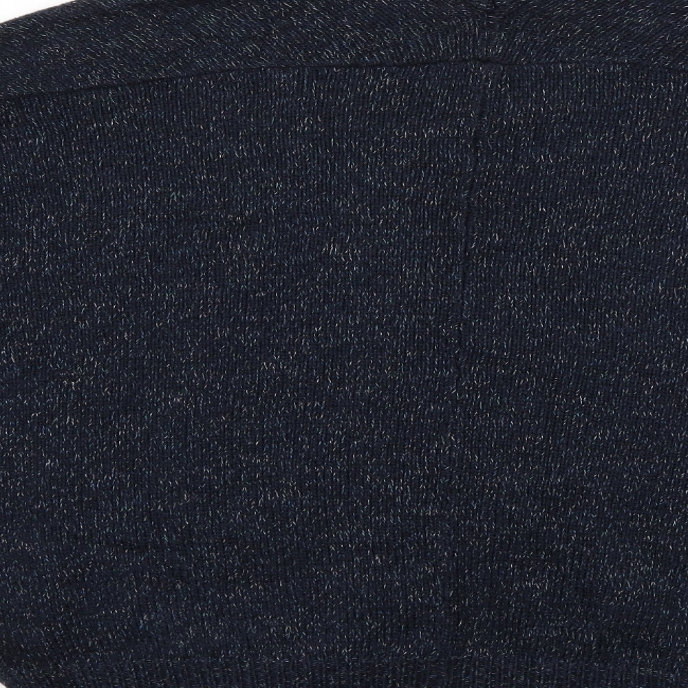 Papaya Womens Blue  Knit Cardigan Jumper Size M