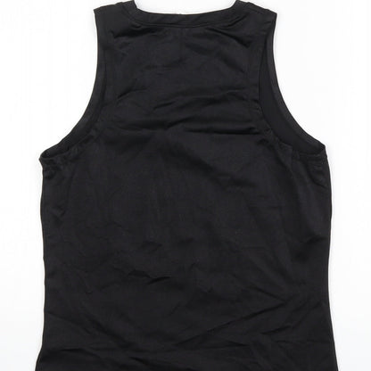 Preloved H&M Girls Black   Basic Tank Size 13 Years - Label