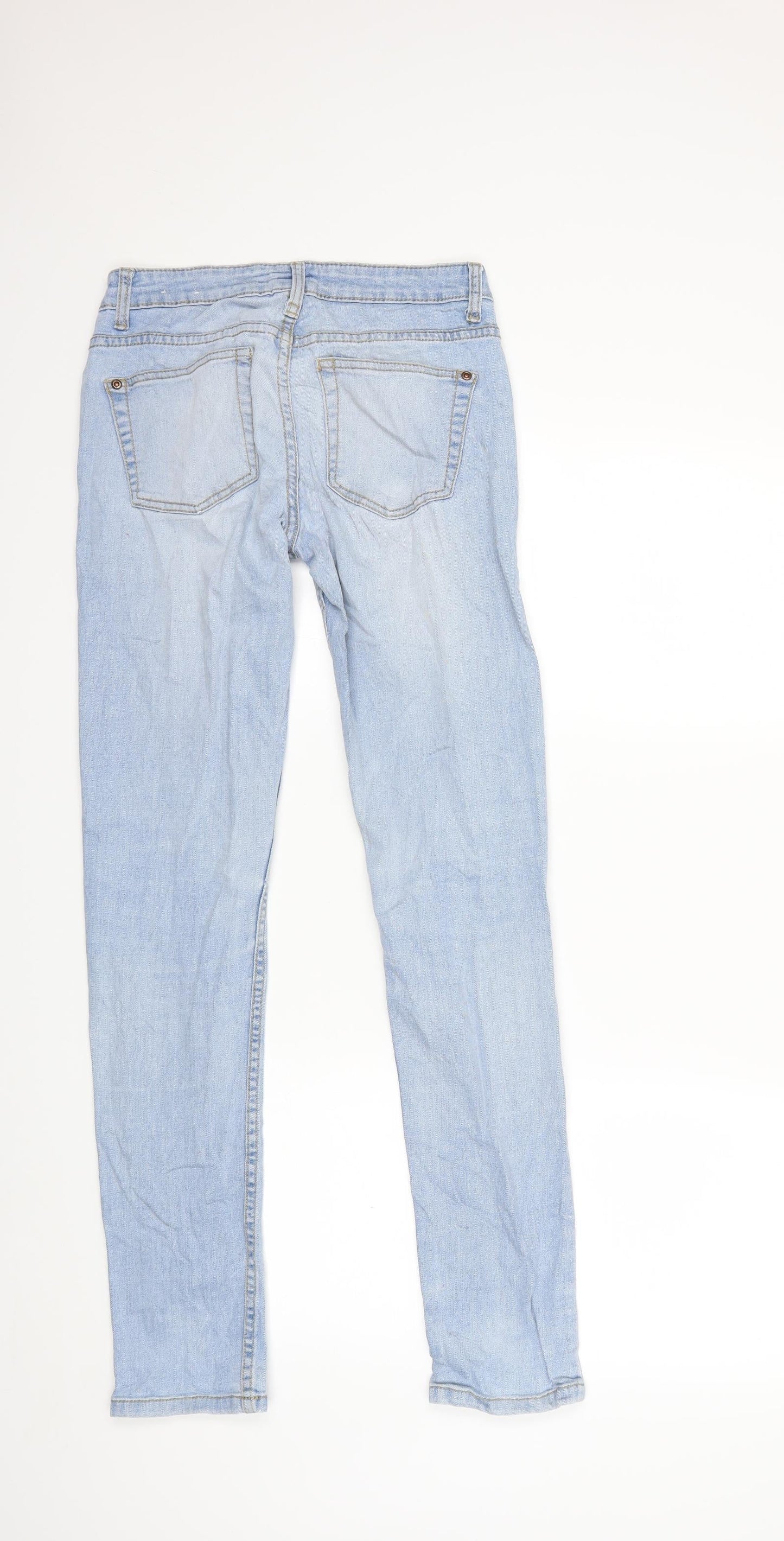 C Denim Womens Blue  Denim Skinny Jeans Size 8 L30 in