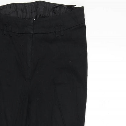 Preloved F&F Womens Black   Trousers  Size 10 L22 in - Detail