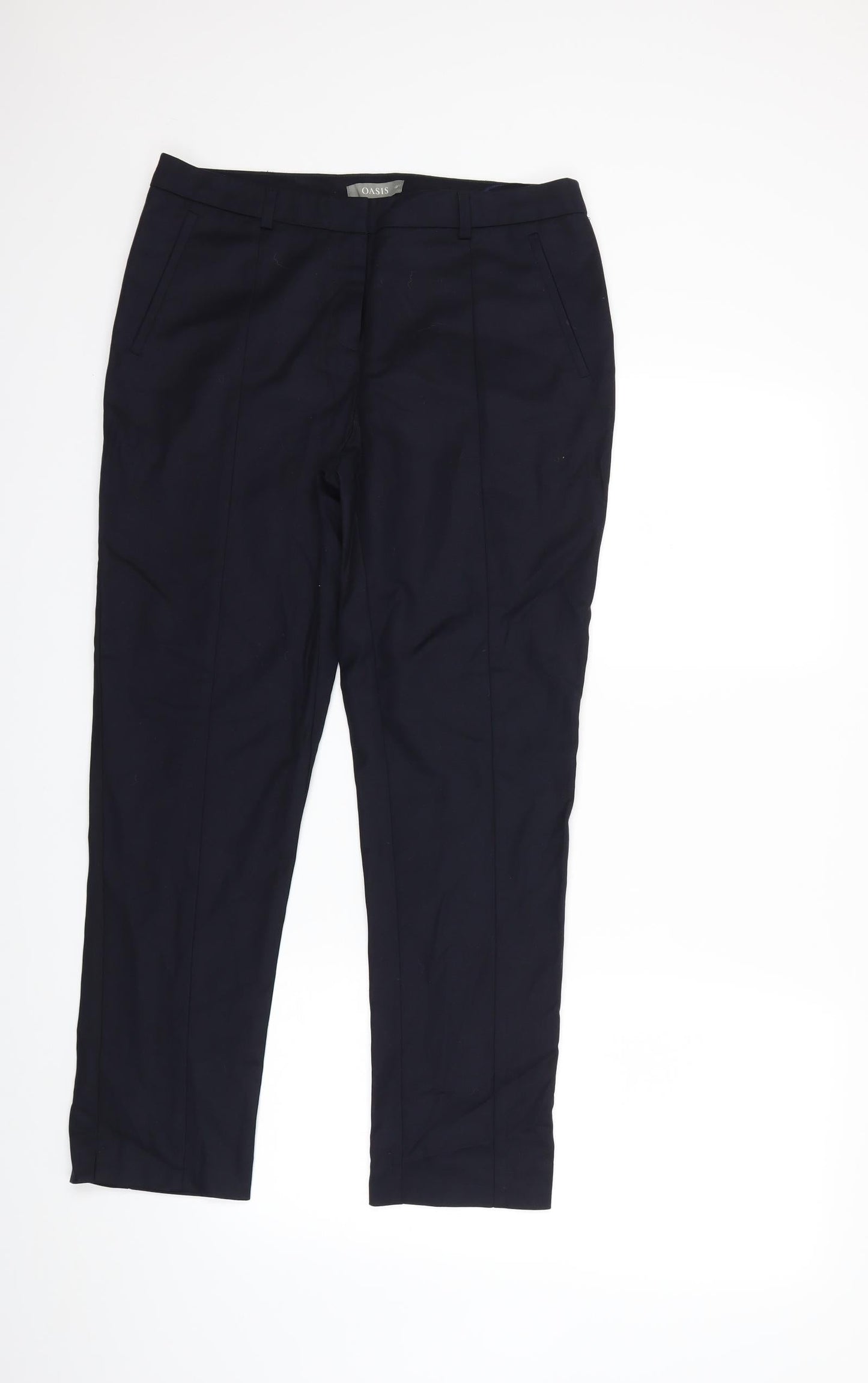 Oasis Womens Blue   Trousers  Size 12 L27 in
