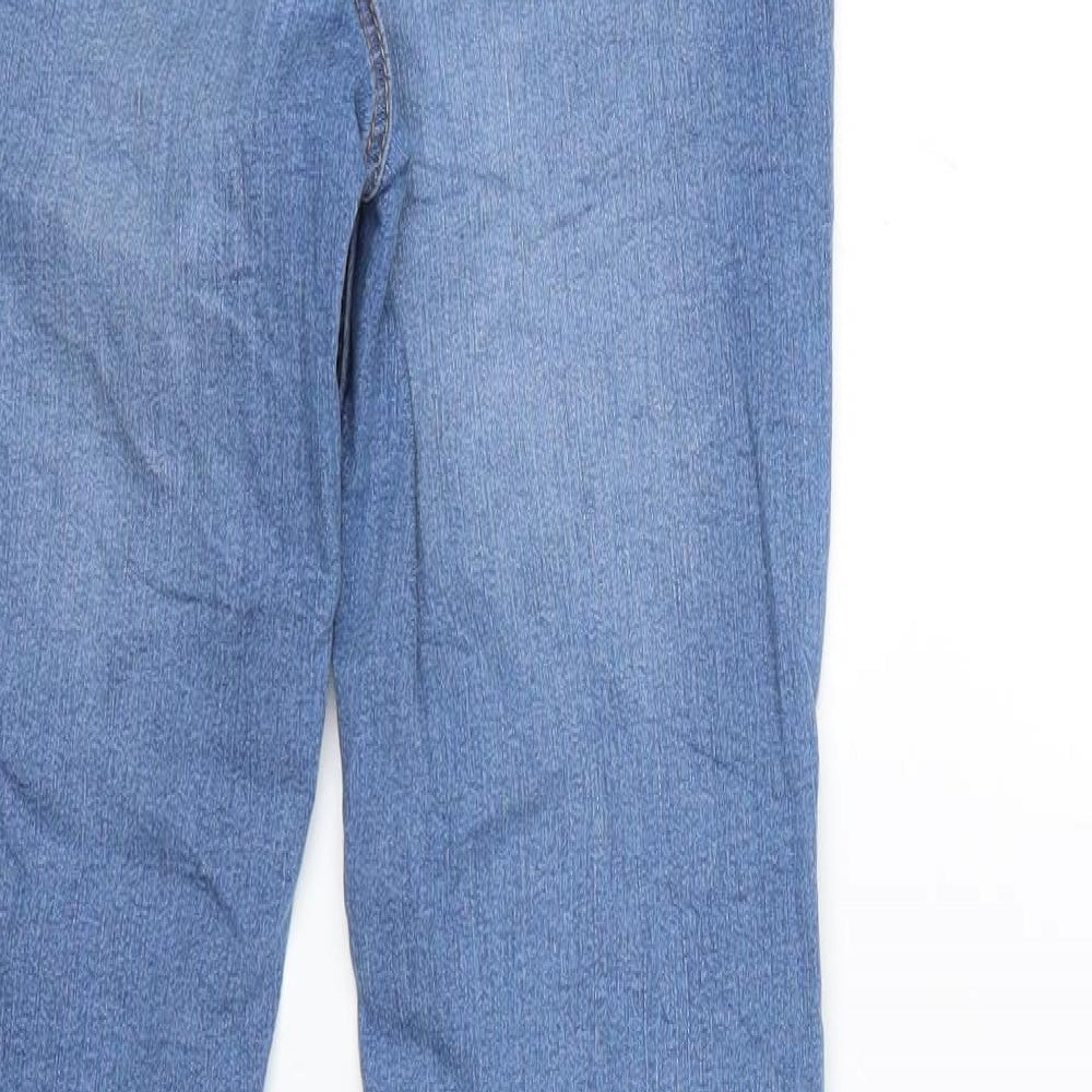 H&M Womens Blue  Denim Jegging Jeans Size 6 L30 in