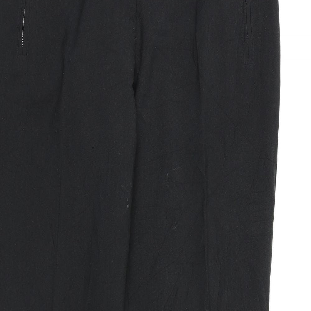 BHS Womens Black  Rayon Dress Pants Trousers Size 12 L28 in