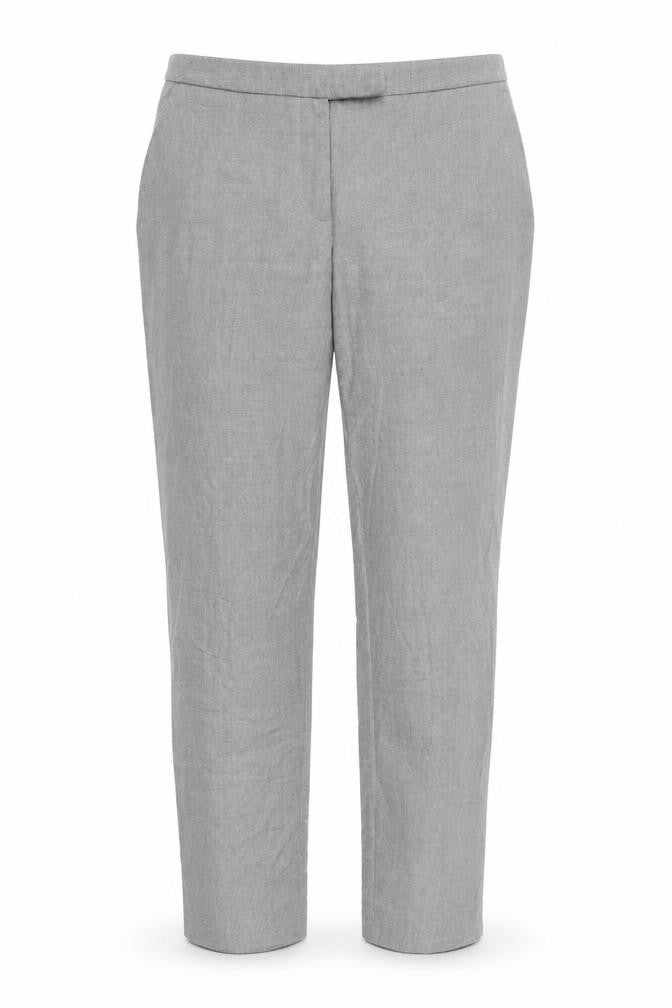 H&M Womens Grey  Rayon Dress Pants Trousers Size 12 L29 in